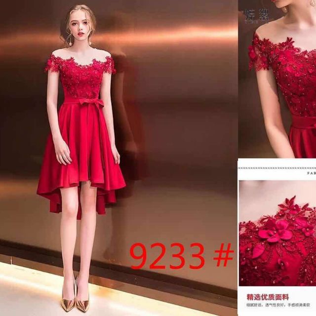 Off shoulder outlet dress shopee