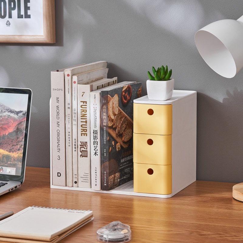 Student Book Shelf Stationery Storage Bookshelf Desktop MultiFunction