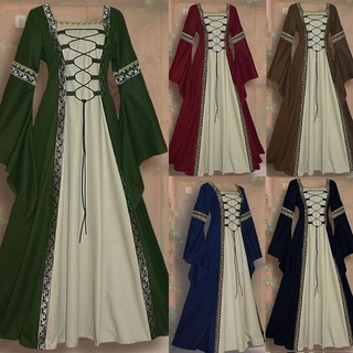  Medieval Dress For Women,Women Vintage Dresses Celtic