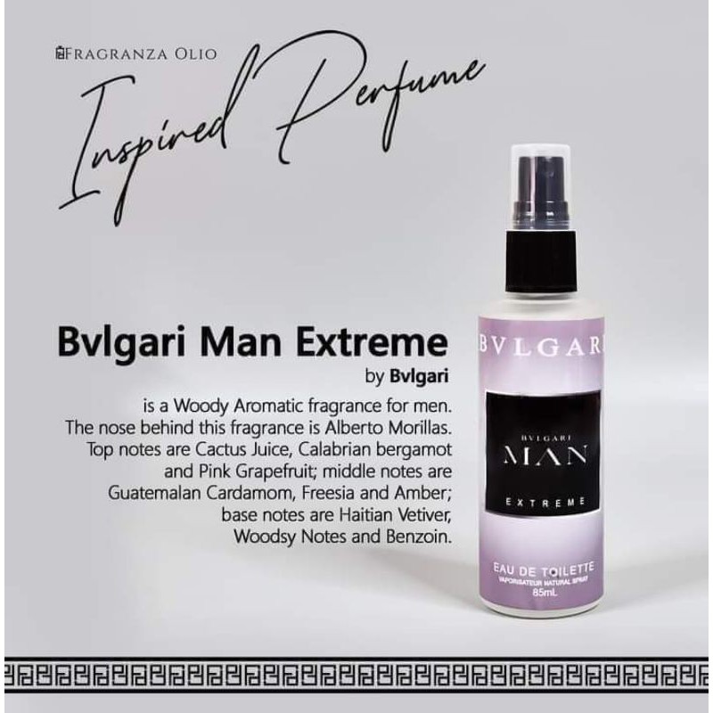 Bvlgari man extreme discount notes