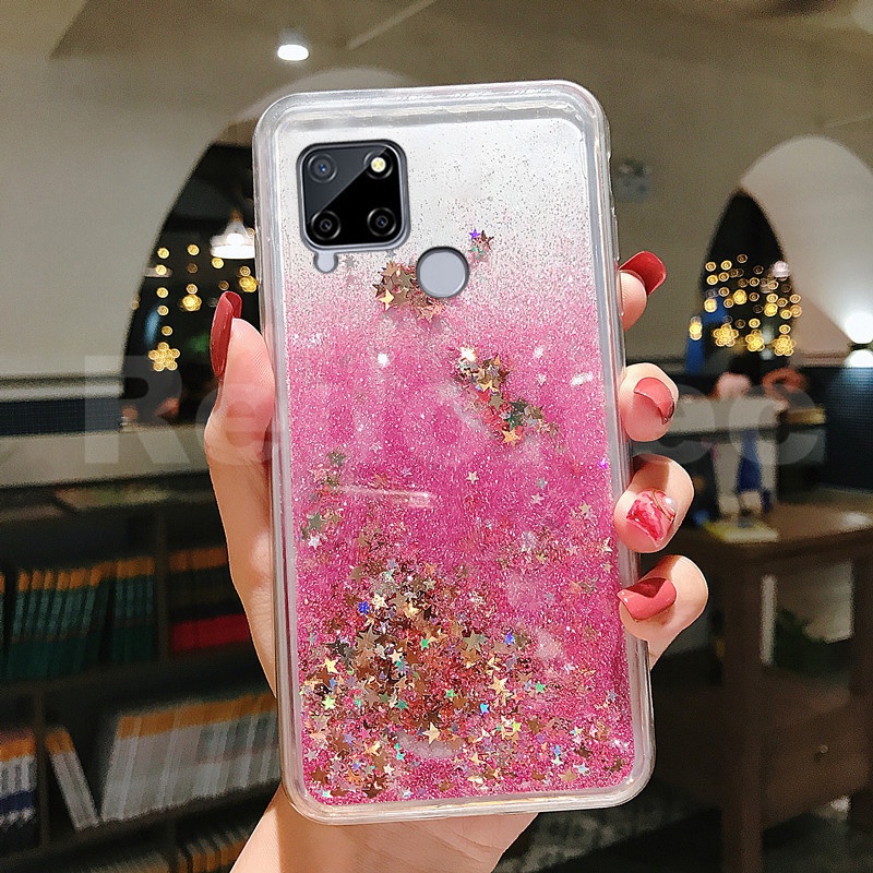 Case Realme Narzo 30A Narzo 20 Narzo 20 Pro Bling Liquid