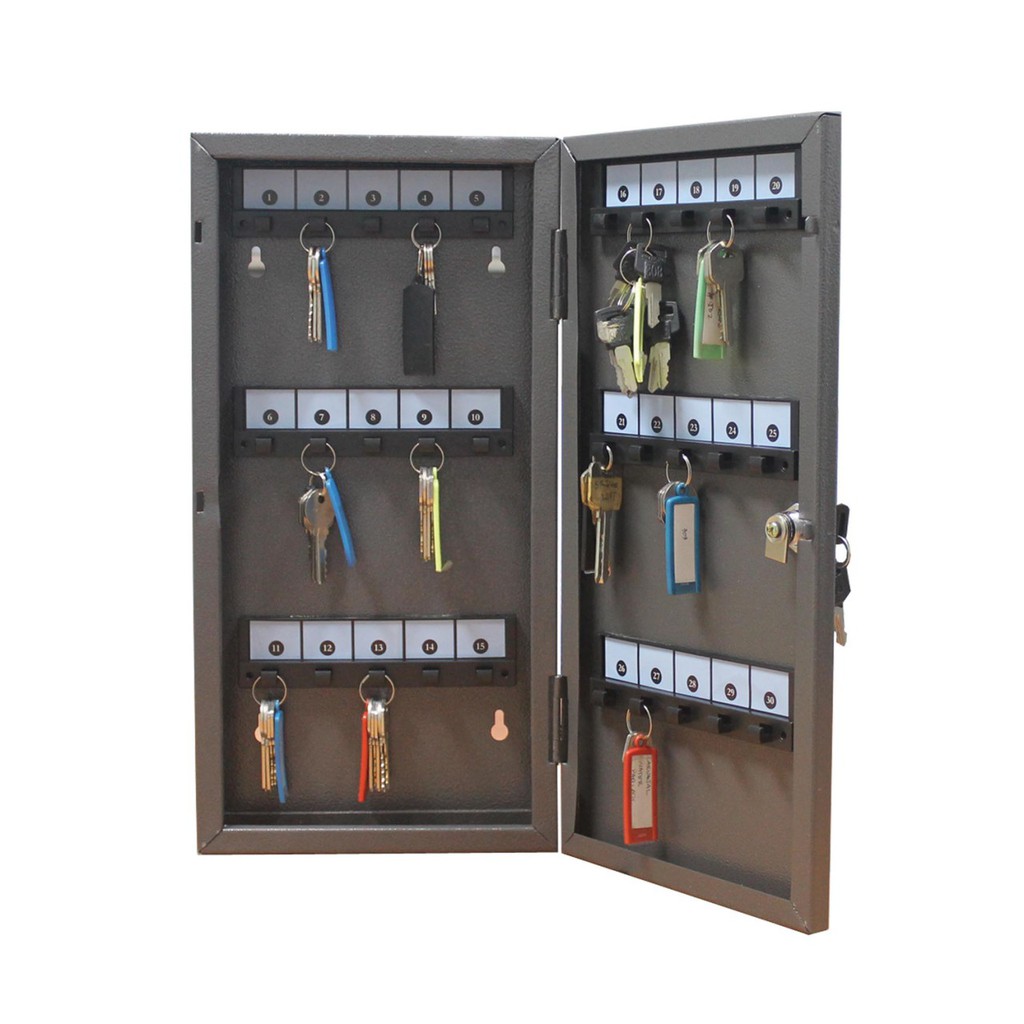 Key Box 30 Keys Capacity Smart SK30 with FREE Keychain and Number