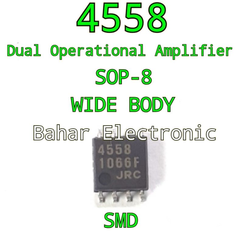 Ic 4558 NJM4558 SMD SOP-8 WIDE BODY | Shopee Philippines