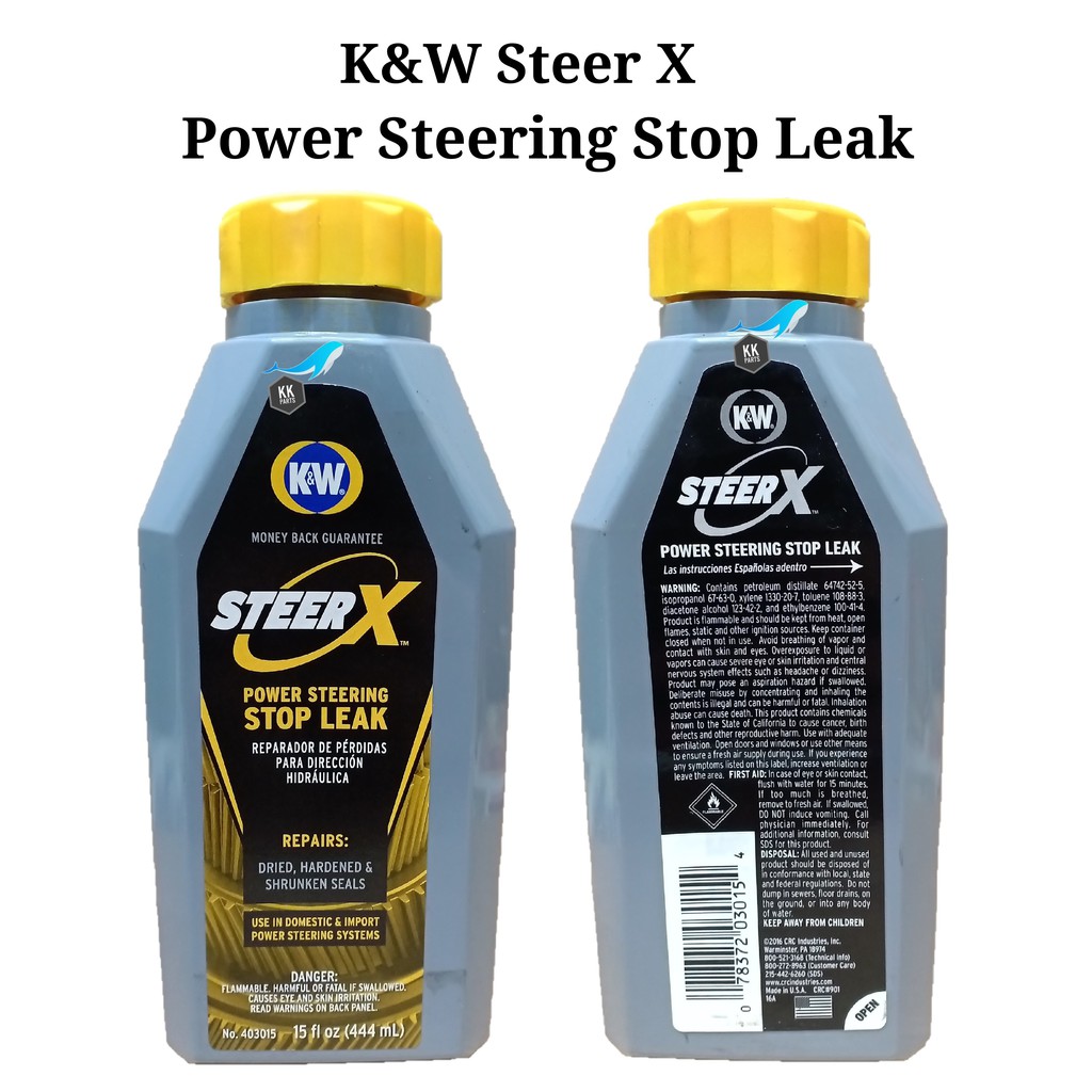 K&W Steer X Power Steering Stop Leak [444ML] Shopee Philippines