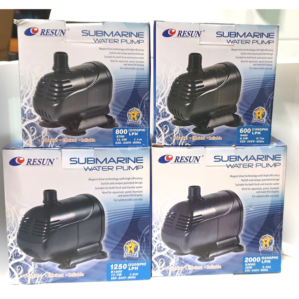 Resun Submersible Pump S400 S700 S1000 S2000 | Shopee Philippines