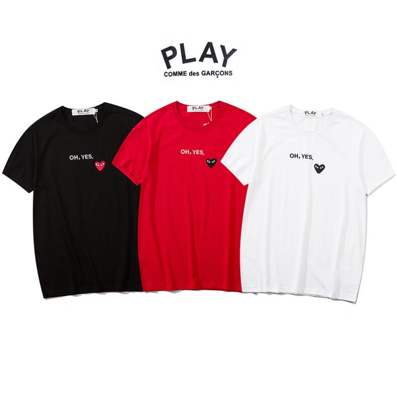 play Fashion printed cotton unisex T shirt short sleeve Shopee