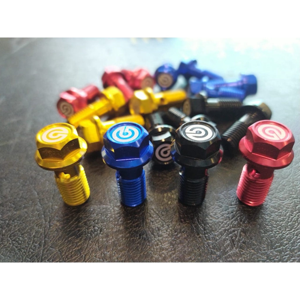 BREMBO BRAKE HOSE CALIPER SCREW RACING BLEEDING SCREW M10*1.25MM*20MM