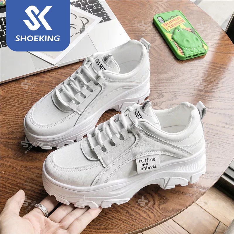 All white cheap trendy shoes