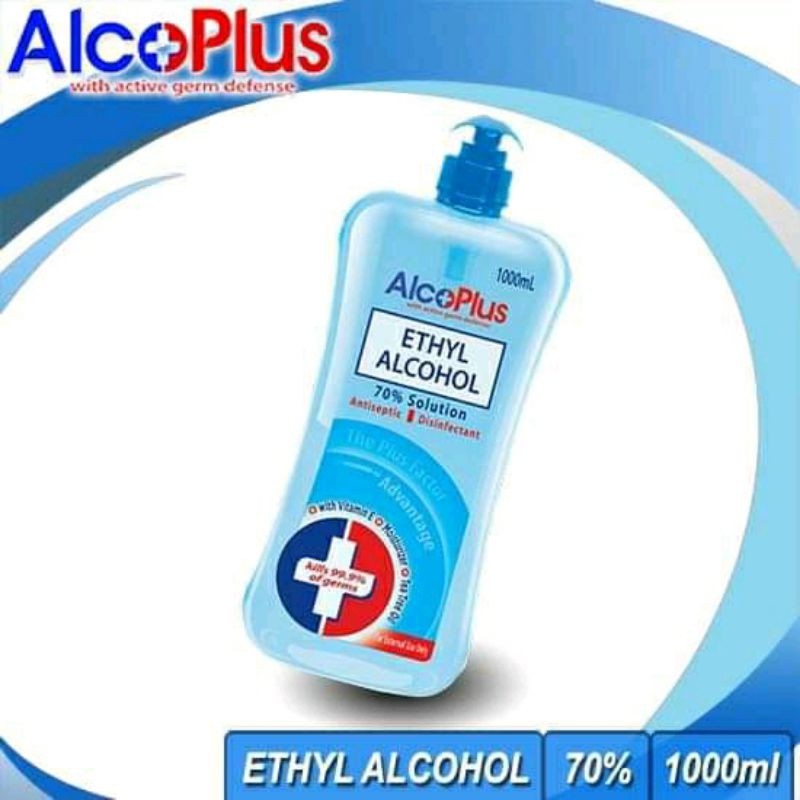 Free Shipping & Cod Alcoplus Ethyl Alcohol 70% 500ml | Shopee Philippines