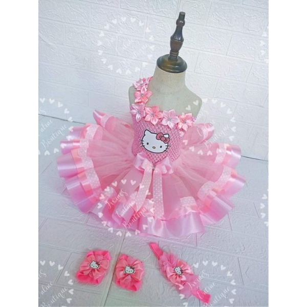 Hello kitty birthday dress clearance for 1 year old