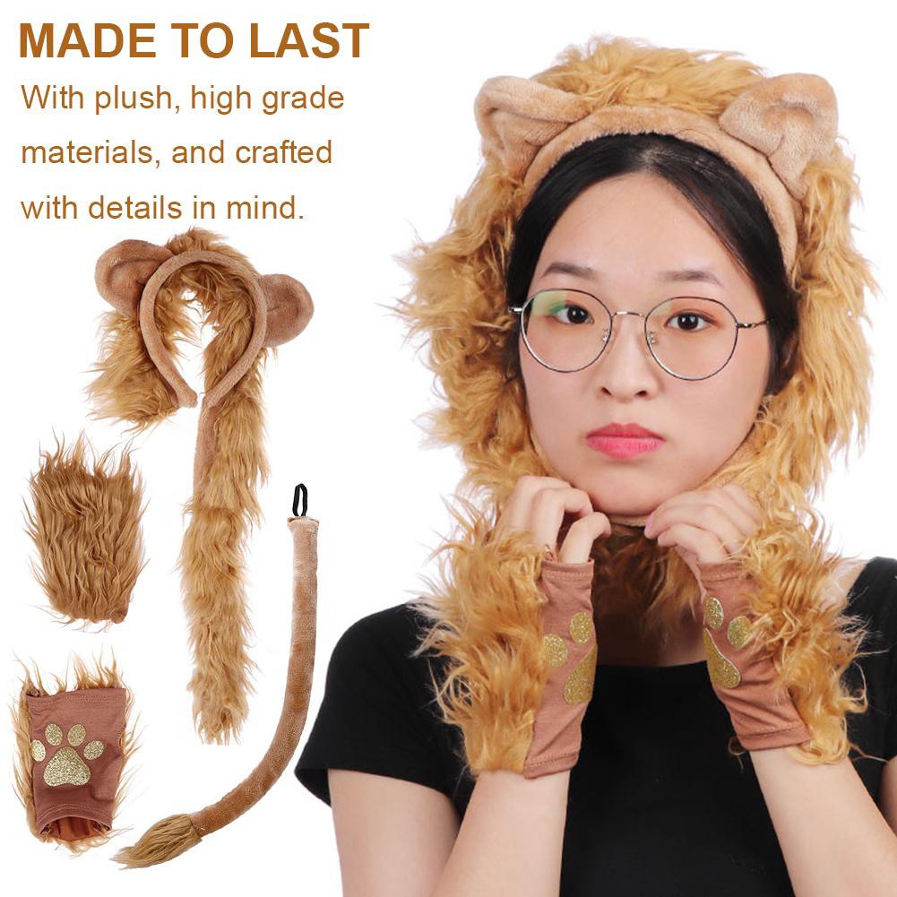 Lion Set Ears and Tail Instant Disguise main image 1