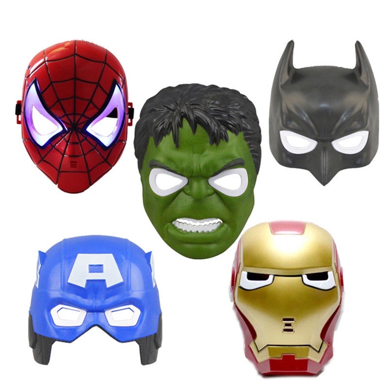 Avengers Superheros Kids Felt Mask Party Gift Hulk Captain American ...