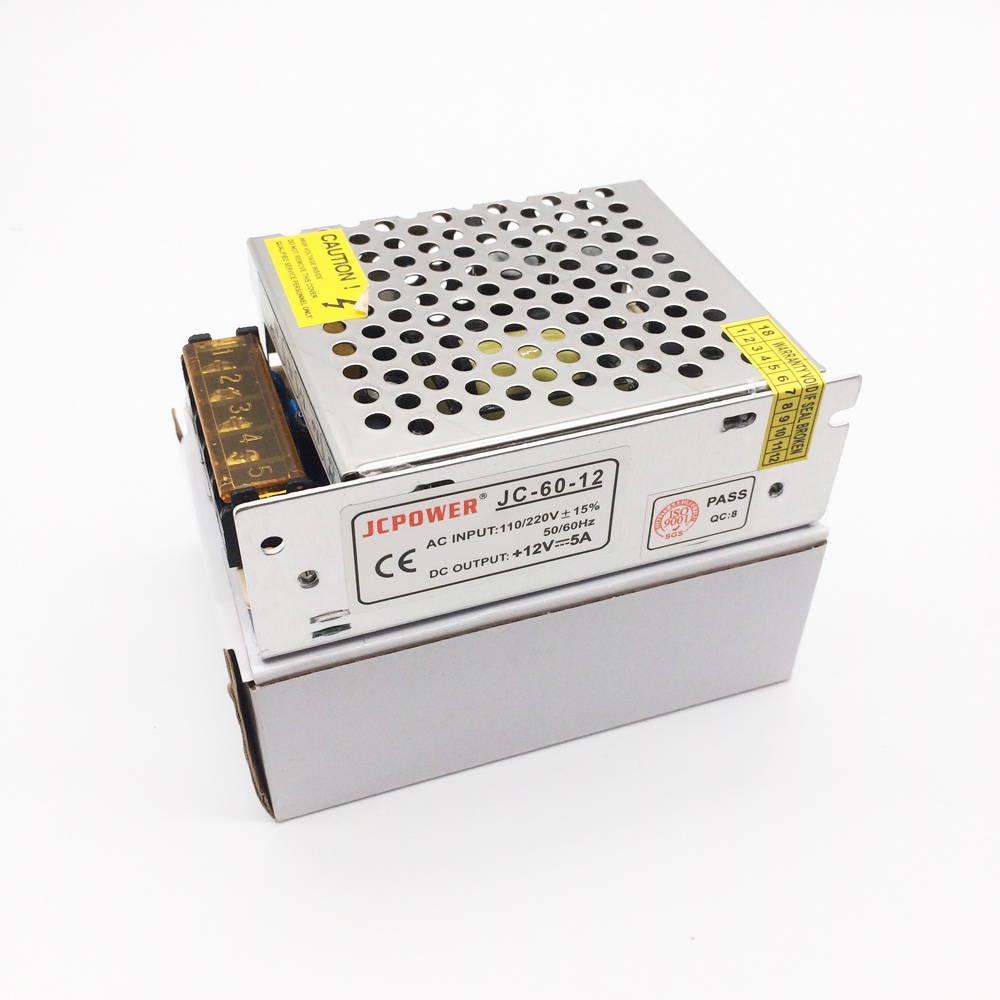 Dc12v 5a Lighting Transformers Led Driver Power Adapter For Led Strip