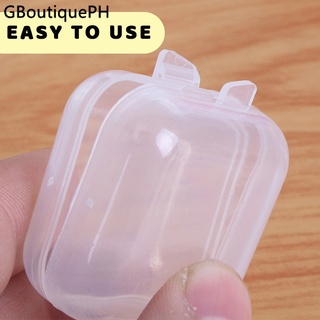 Mini Storage Ear Plug Box Plastic Box Jewelry Square Plastic Small ...