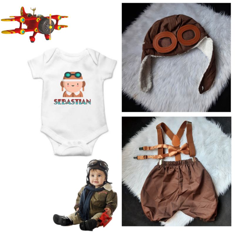 Baby aviator outfit best sale