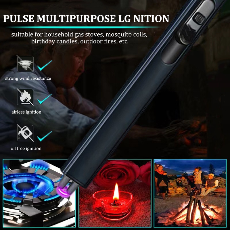 USB Electronic lighter Flameless Lighters BBQ Lighter Plasma Lighter