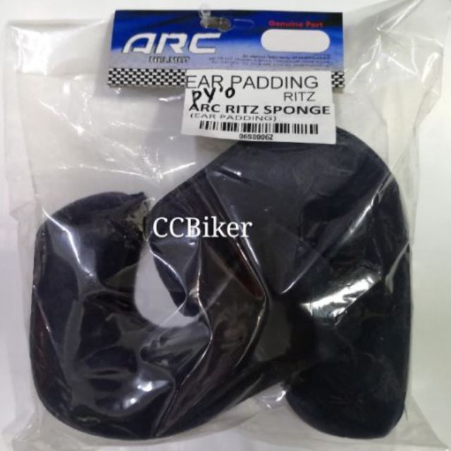ARC RITZ Ear Padding set /ARC RITZ SPONGE Span Telinga Helmet | Shopee ...