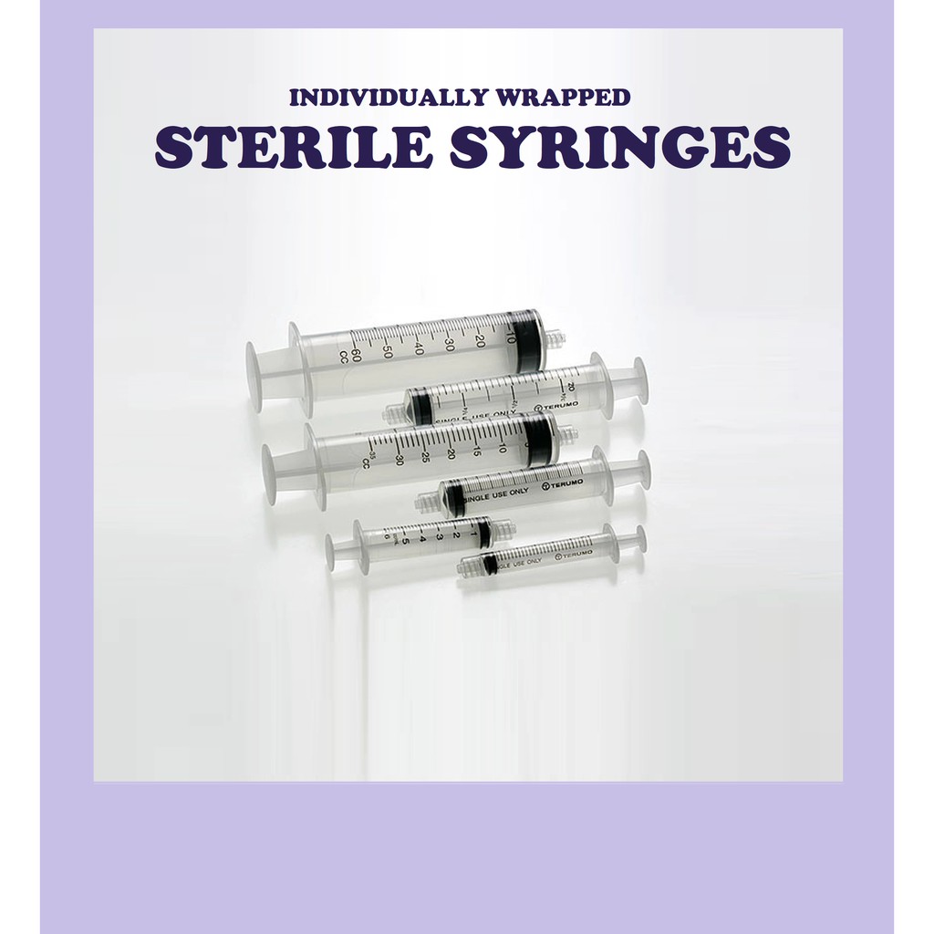SYRINGE STERILE INDIVIDUALLY WRAPPED Lipgloss DIY Refilling Medical ...