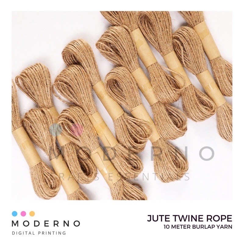 10 Meters Jute Twine String Burlap Yarn for Gift Wrapping or Rustic Packaging Shopee Philippines