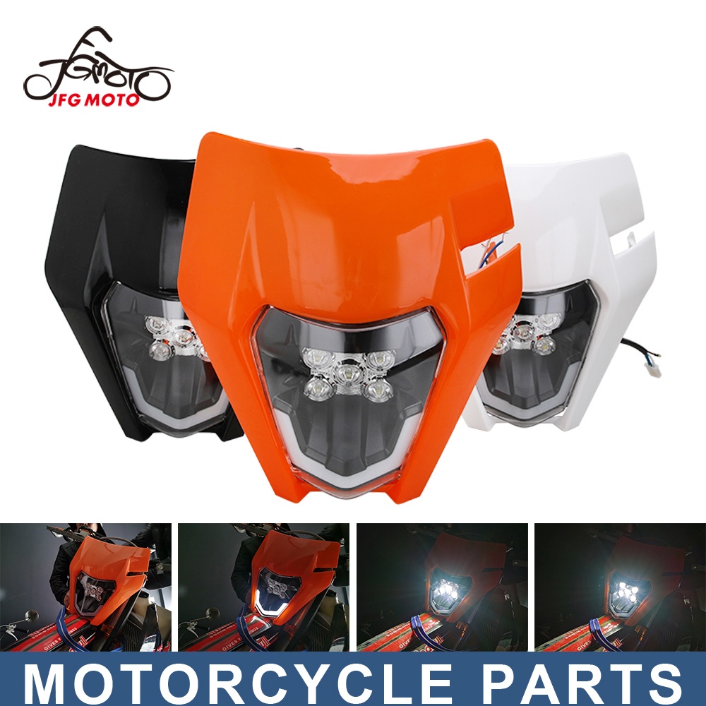 JFG MOTO Motorcycle Universal LED Headlight FOR KTM XR SX85 SXF250 EXC