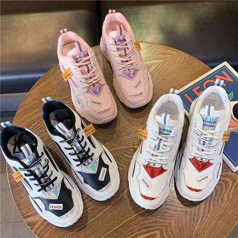SK Korean Casual Fashion Rubber Shoes for Women（add one size） | Shopee ...