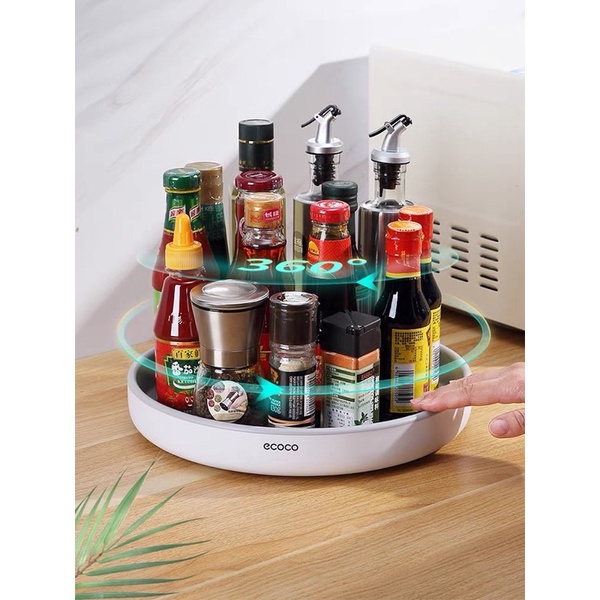 Rotatable Shelf Kitchen Countertop Multifunctional Condiment Condiment ...