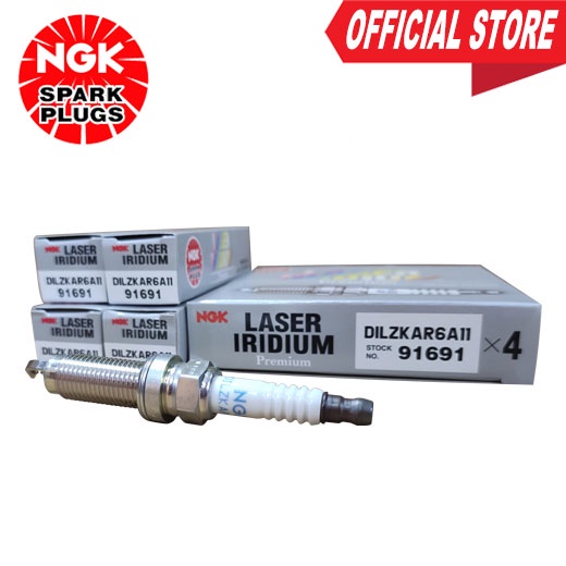 NGK DILZKAR6A11 Iridium Spark Plugs for Nissan X-Trail T31 and Grand ...