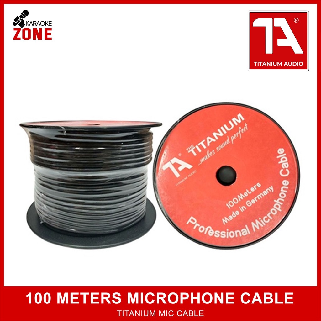 Microphone Wire / Titanium 100m Heavy Duty Microphone Cable / Ta Mic ...