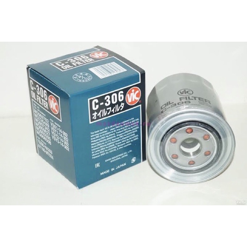 VIC oil filter C306 Pajero / Adventure / L300 / Strada / Starex (C306) Shopee Philippines
