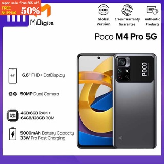 Xiaomi Poco M4 Pro 5G 6.6 6GB/128GB Dimensity810 50MP 5000mAh Phone CN  FreeShip