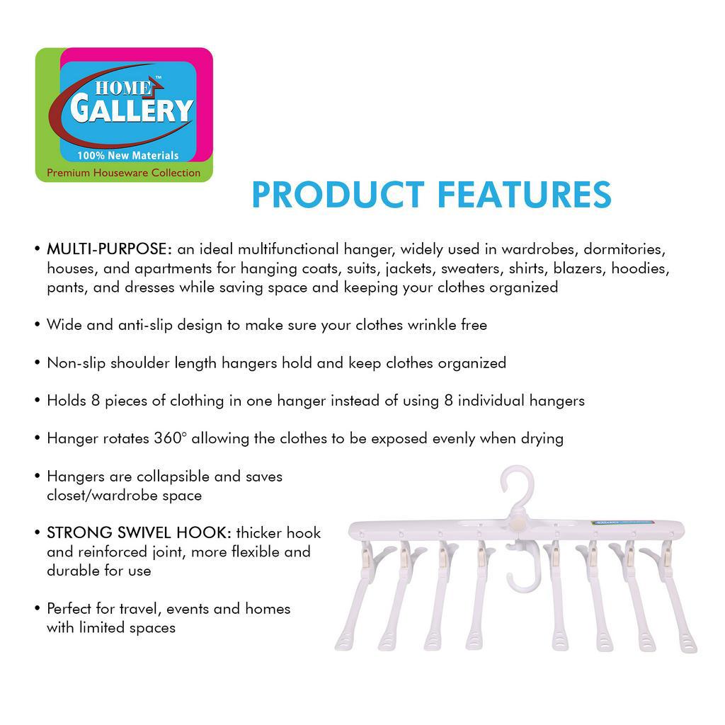 Home Gallery Umbrella Hanger Set PP (Polypropylene) Space-Saver Hanging ...