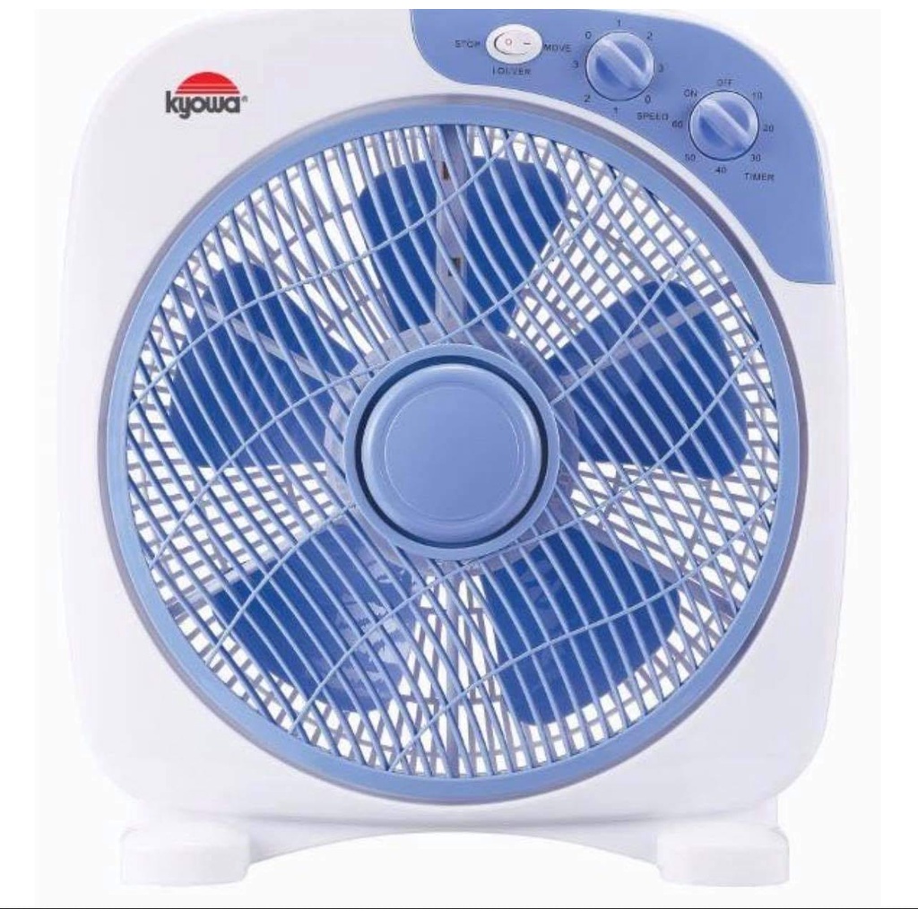 Kyowa Original 12" Box Fan Electric Fan with Timer KW6914 Shopee