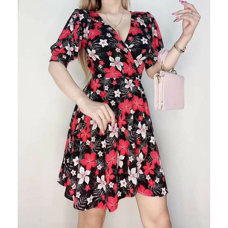 Shopee shop wrap dress