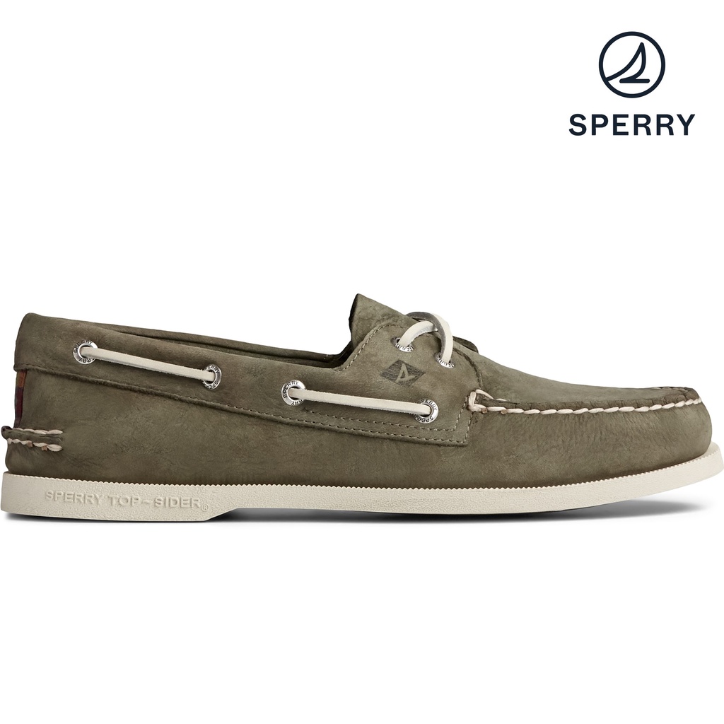 Sperry Men s Authentic Original Surf Boat Shoe STS22797 Olive Shopee Philippines