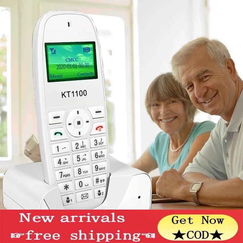 fast shipping （In stock）Long Battery GSM SIM Card cordless phone Fixed
