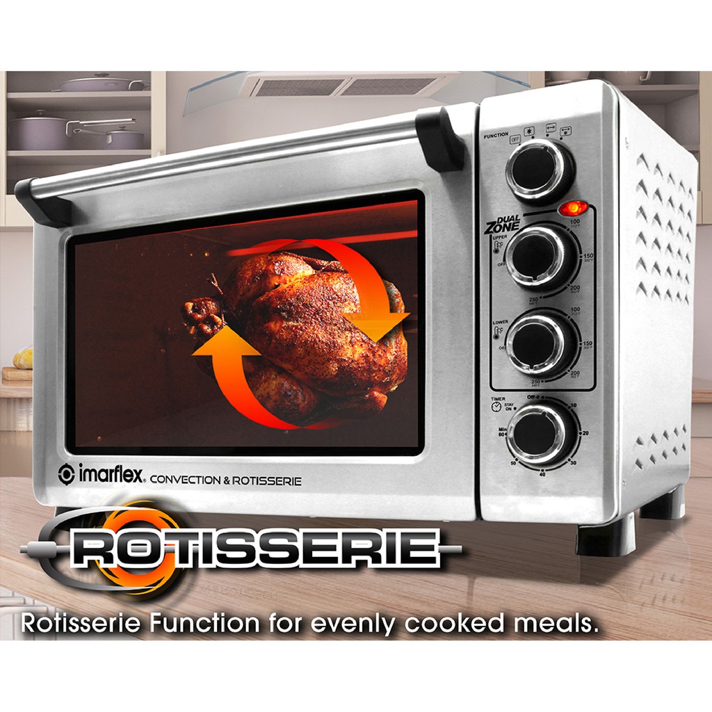 Imarflex 3in1 Convection & Rotisserie Oven IT420CRS Shopee Philippines