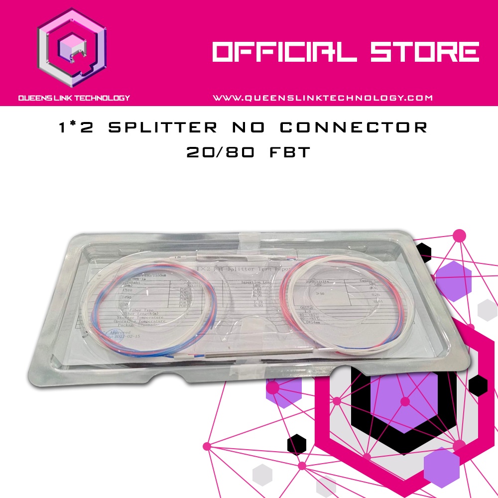 1*2 SPLITTER NO CONNECTOR FBT | Shopee Philippines