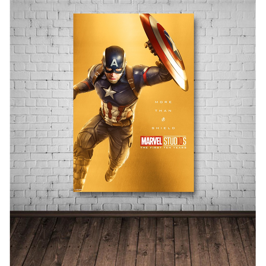 Superhero - Avengers - Captain America 1 Poster Frame A3 + (31X46Cm ...