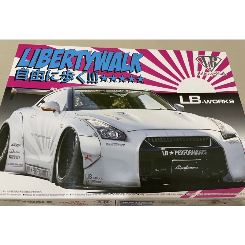 AOSHIMA TAMIYA FUJIMI 1/24 LIBERTY WALK NISSAN R35 GT-R VER.2 | Shopee ...