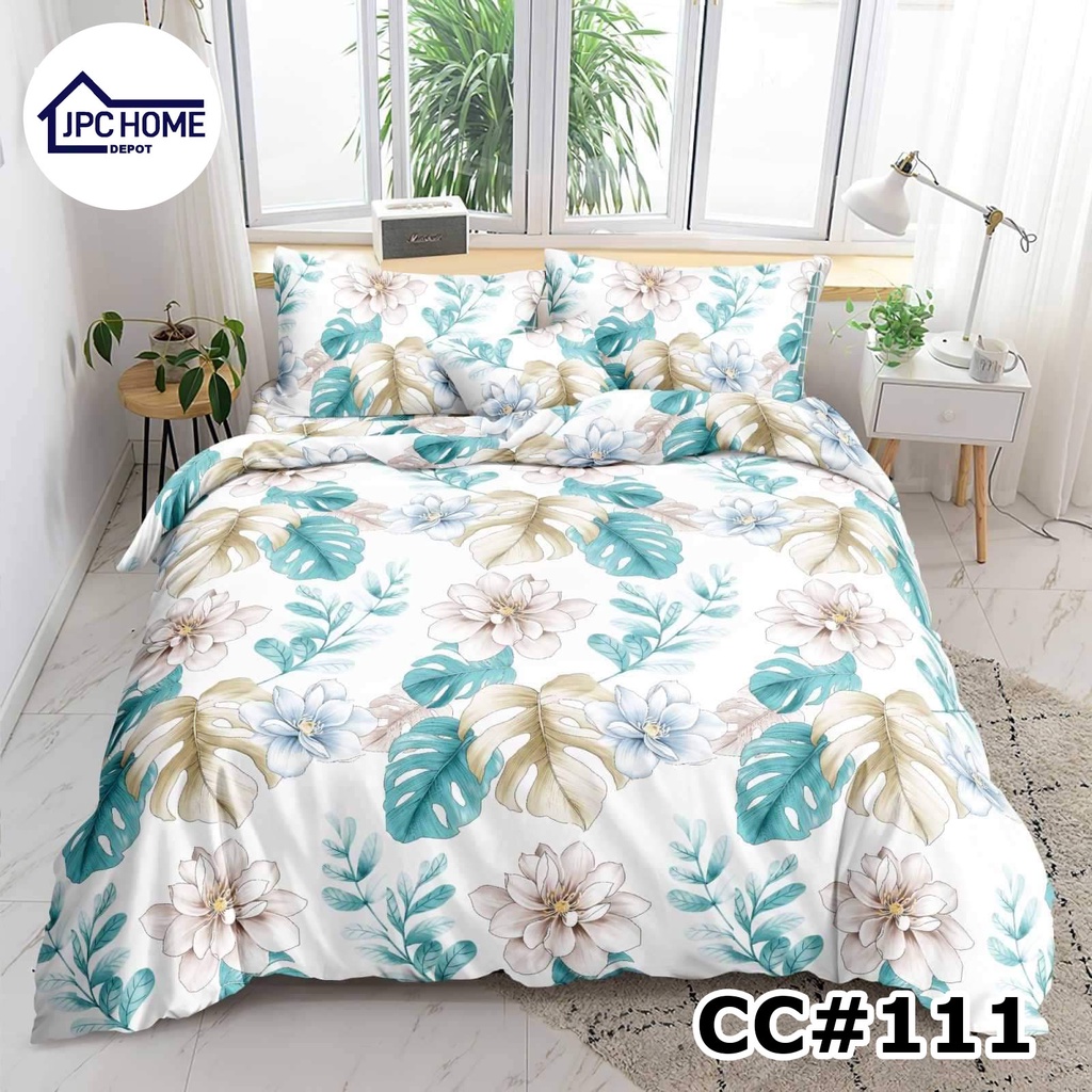 3in1 Canadian Cotton Bedsheet Full Garterized(1 fitted bedsheet +2