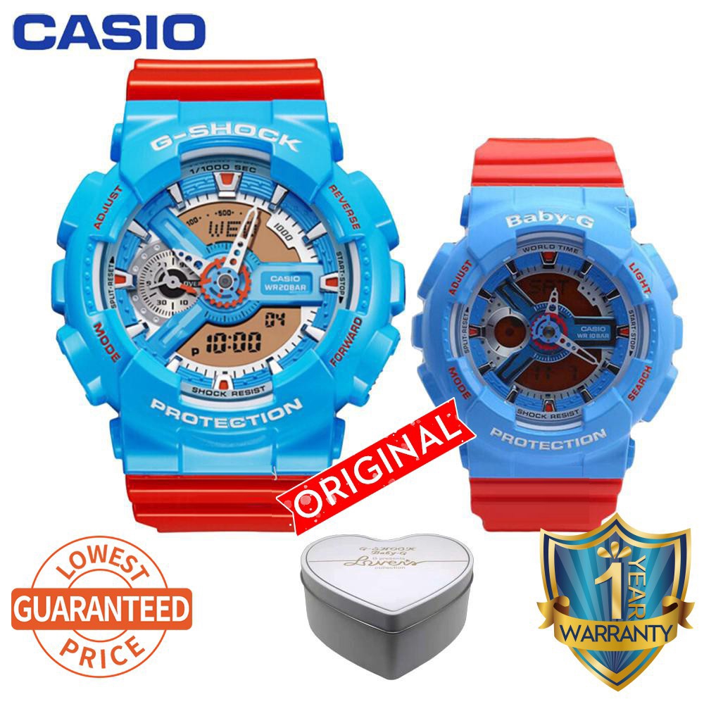 Casio G-Shock Baby-G GA110 BA110 Men Women Lovers Watch GA-110NC