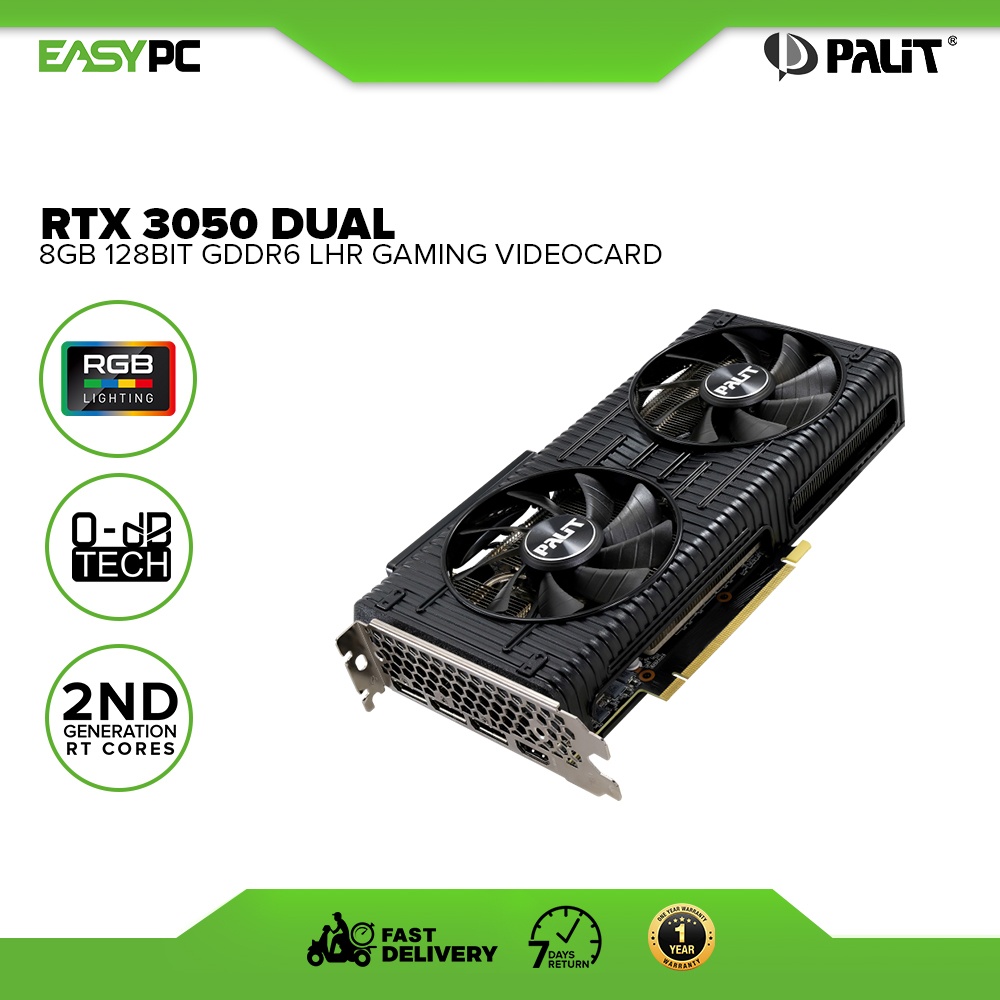 EasyPC | Palit Rtx 3050 Dual NE63050019P1-190AD and StormX