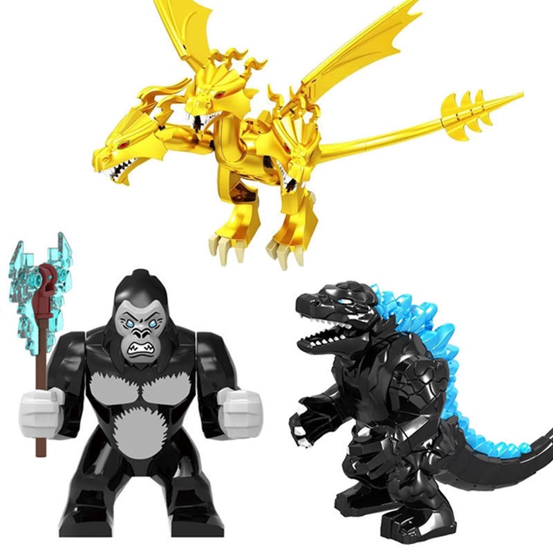 ♥Compatible with Lego Godzilla vs. Kong Ghidorah Mechanical Monster ...