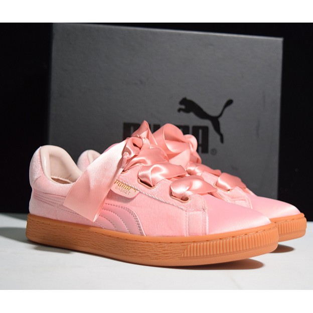 Puma basket clearance platform pink