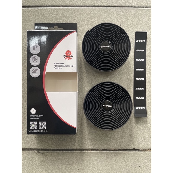Seer Polymer Bar Tape Black Guidoline | Shopee Philippines