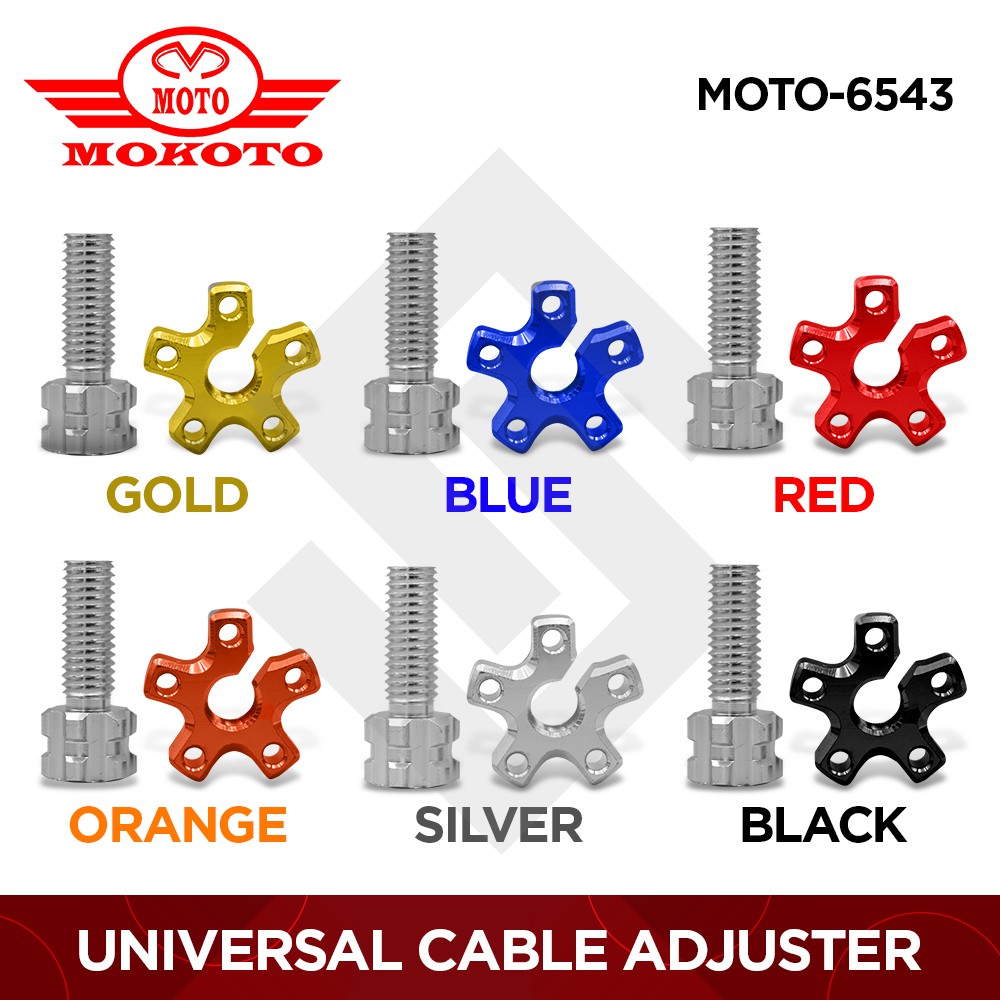 SPEEDMOTO MOTORCYCLE CABLE ADJUSTER ALLOY UNIVERSAL MOTO6543 Shopee