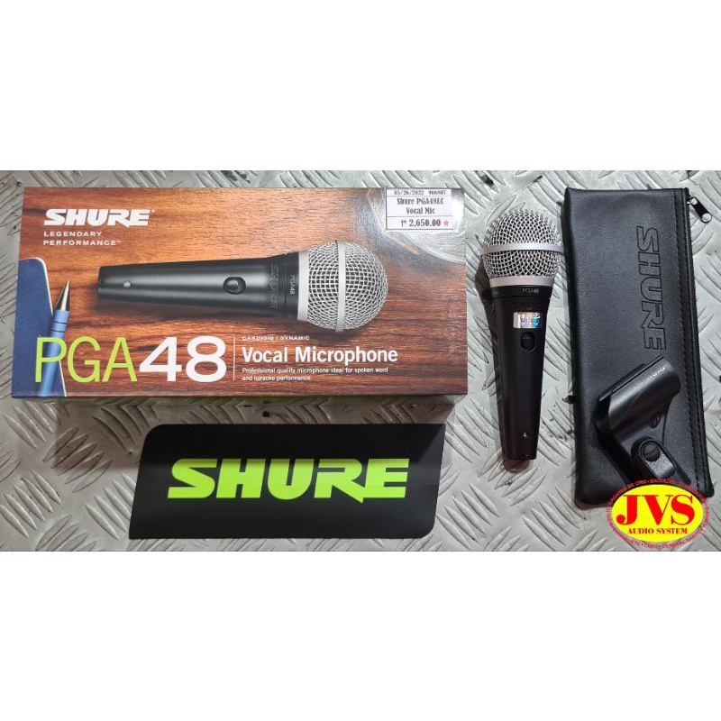 Shure PGA48 Dynamic Vocal Microphone Shopee Philippines