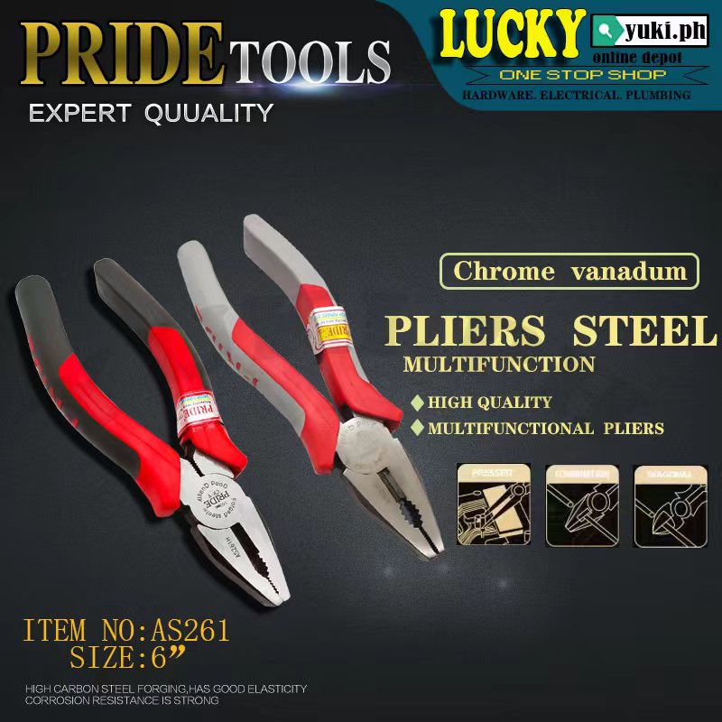 PRIDE AS261 HEAVY DUTY PLIERS 6