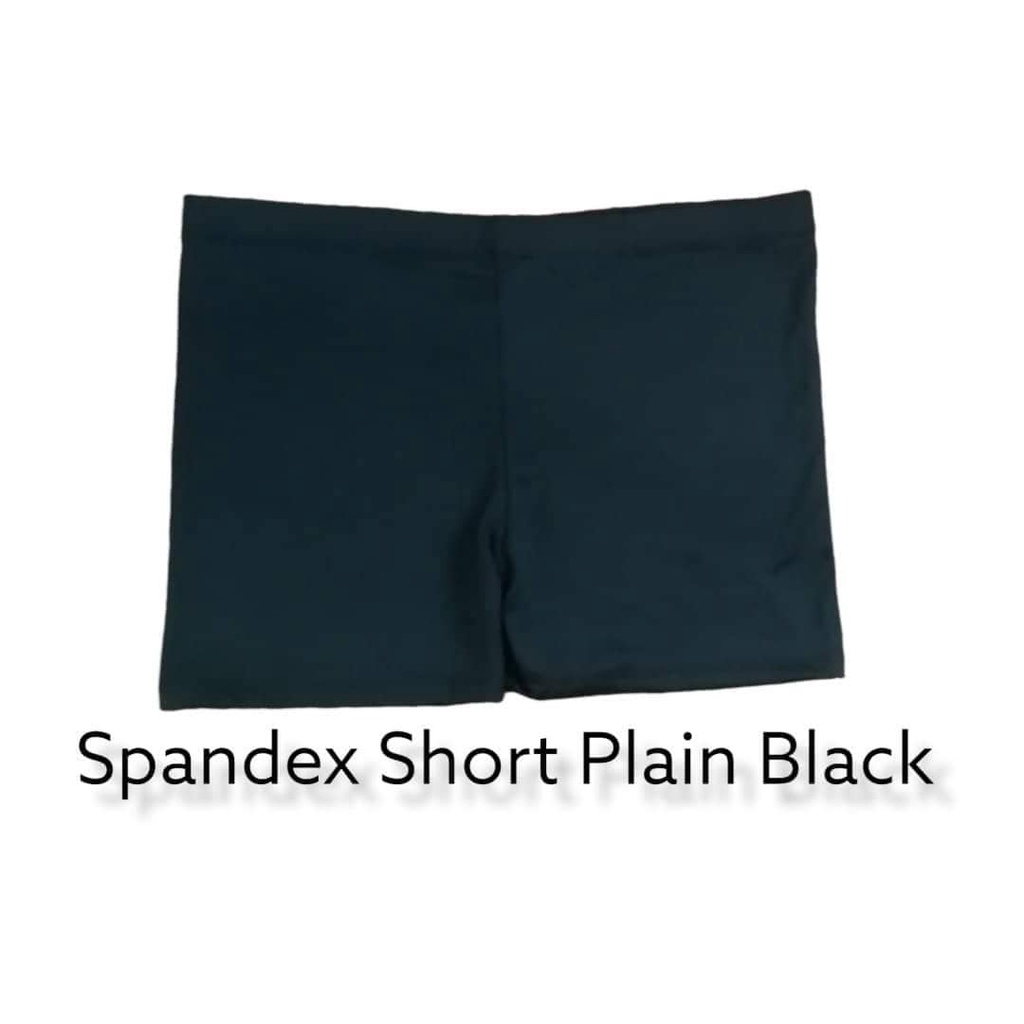 Kids' Plain Volley Shorts in Black