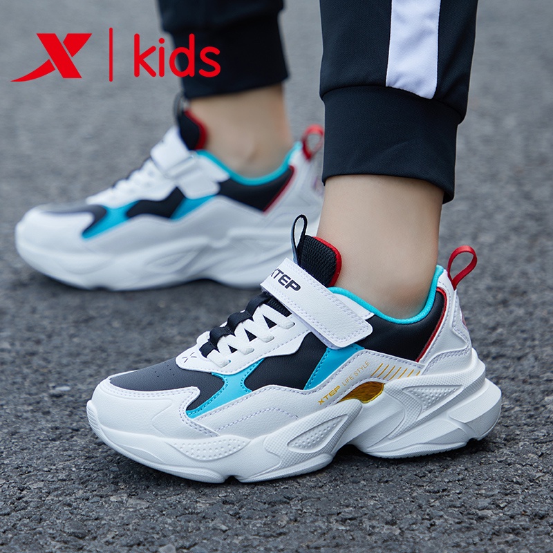 Xtep children s shoes boys shoes autumn and winter 2021 new big boy boys children s sports shoes Shopee Philippines